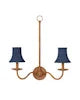 Bell Indigo Chandelier Shade