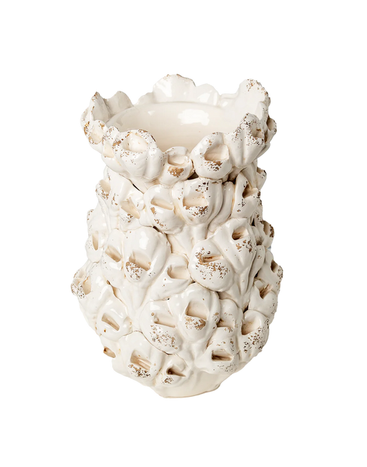 Les Fleur Tulip Vase, Ivory