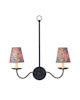 Marble Multi-color Paper Tapered Chandelier Shade