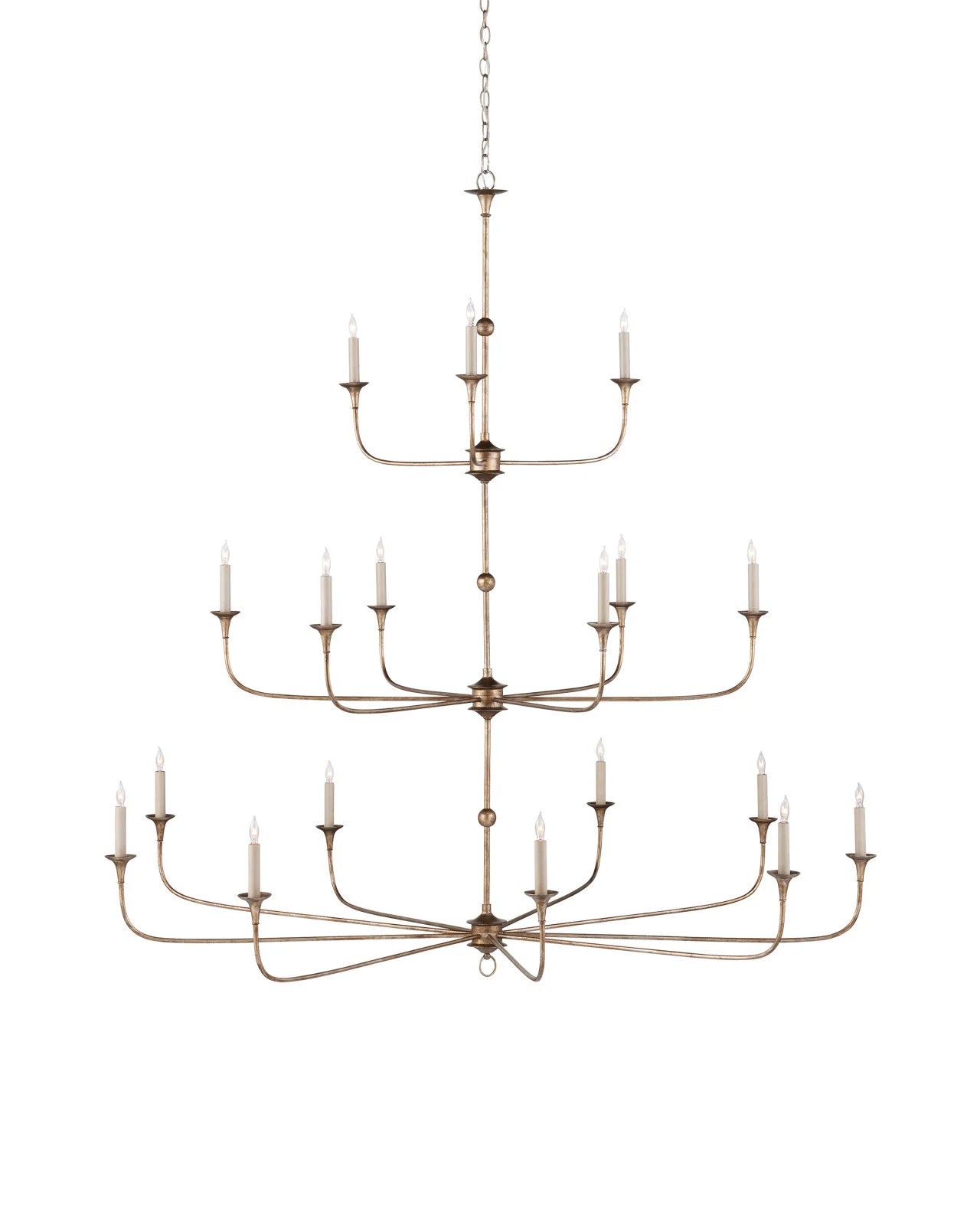 Nottaway Grande Bronze Chandelier