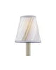 Marble Lavender Paper Tapered Chandelier Shade