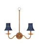 Bell Indigo Chandelier Shade