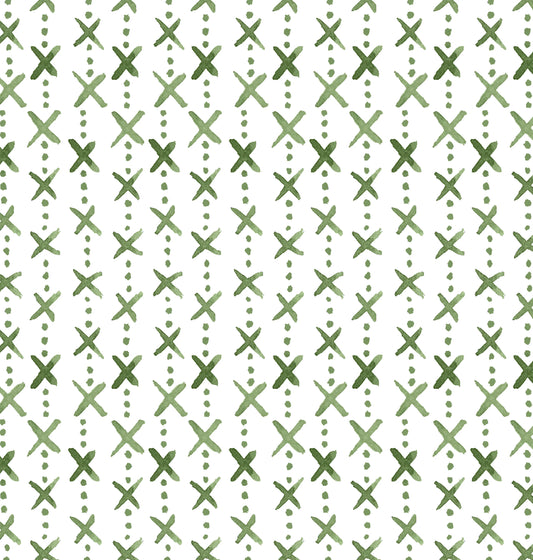 Textiles By Smith, Overdot Green Print