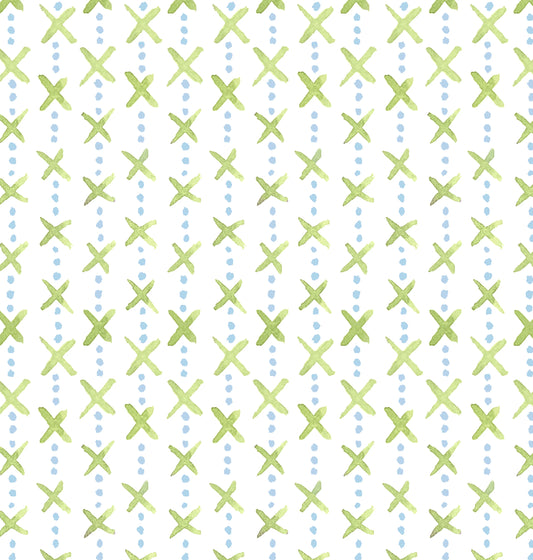 Textiles By Smith, Overdot Lime Lilac Print