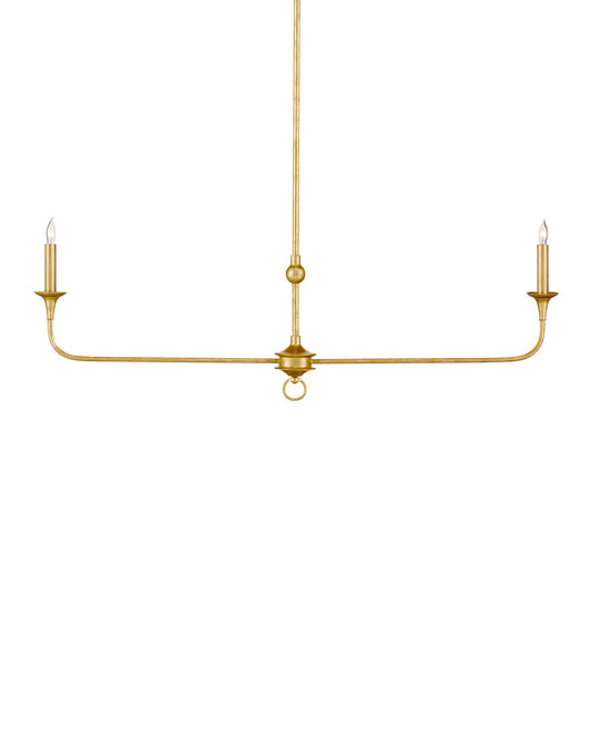 Nottaway Linear Gold Chandelier