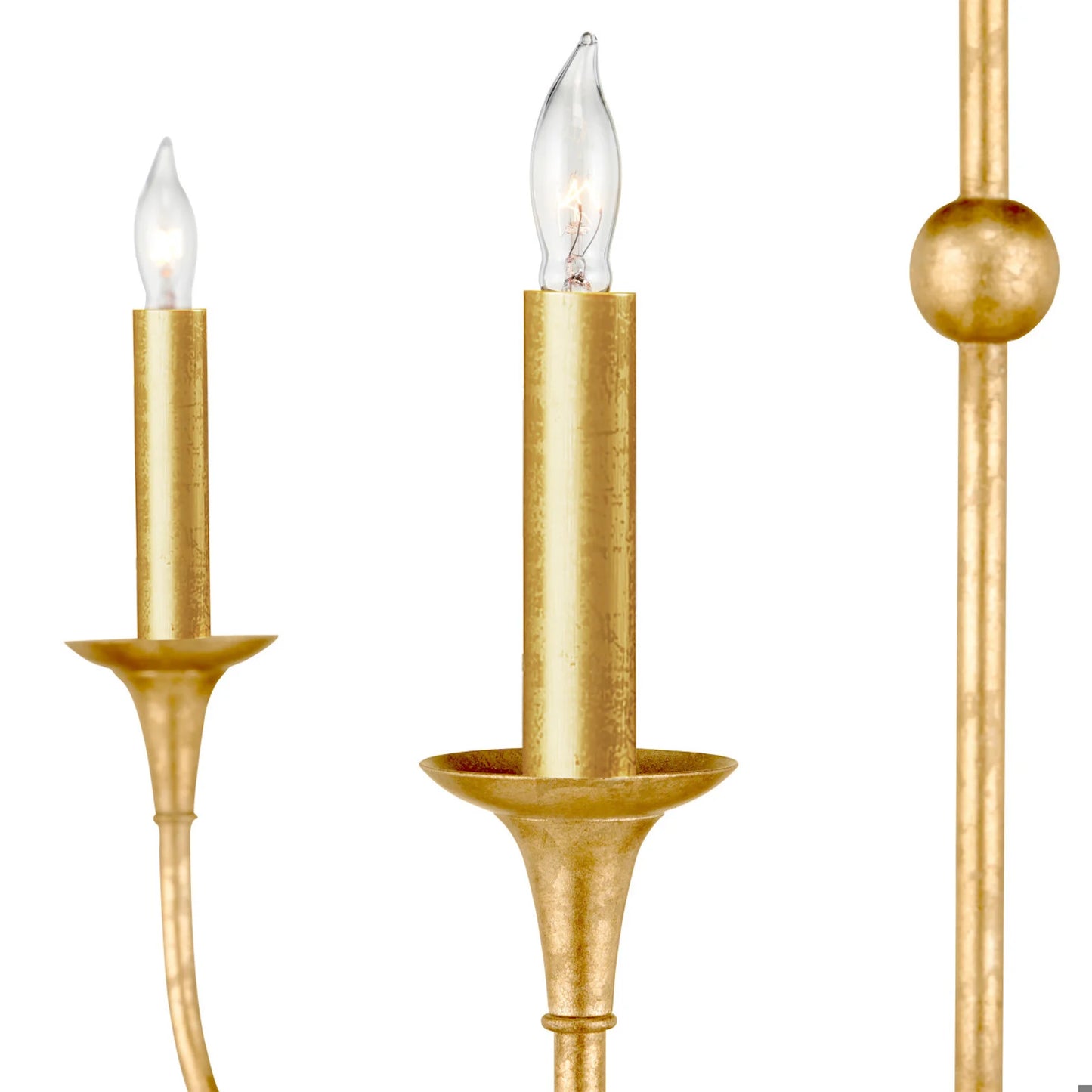 Nottaway Two-Tier Gold Chandelier