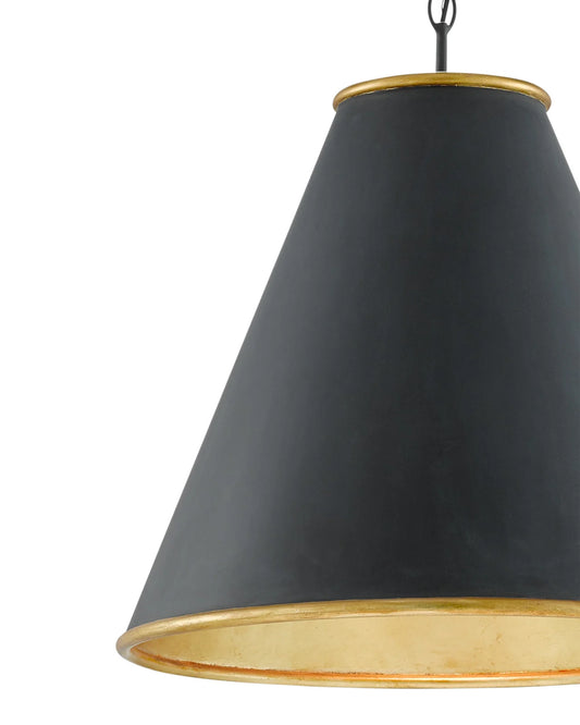 Pierrepont Large Black Pendant