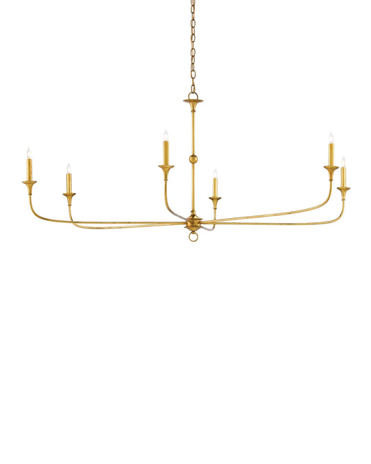 Nottaway Large Gold Chandelier