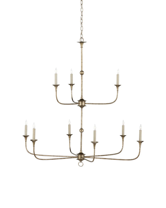 Nottaway Two-Tier Bronze Chandelier