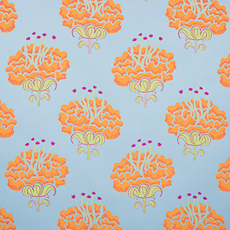 Katie Ridder Peony Wallpaper, Orange